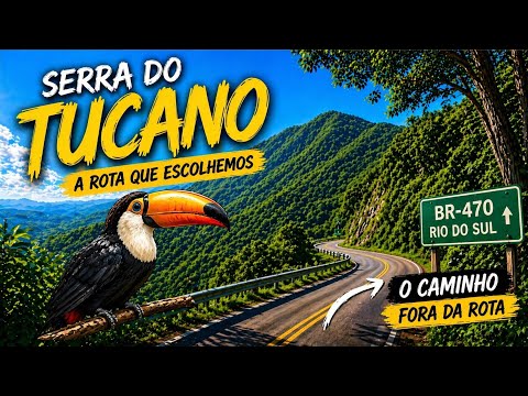 Serra do Tucano SC: Viagem entre Presidente Getúlio e Rio do Sul | 4K