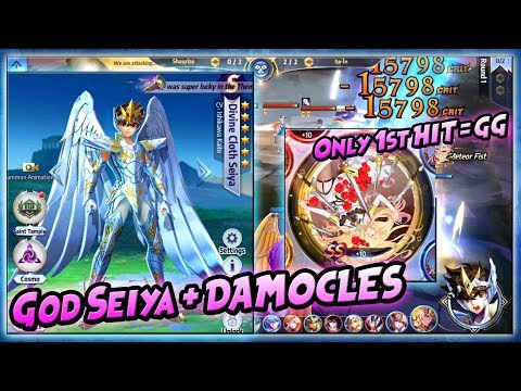 GOD CLOTH SEIYA + COSMO "DAMOCLES" = IMBA?! - Saint Seiya Awakening