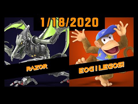 ECG Weekly 1/18/2020 - WQF - Razor(Ridley) Vs. ECG | Legosi(Diddy Kong) - SSBU