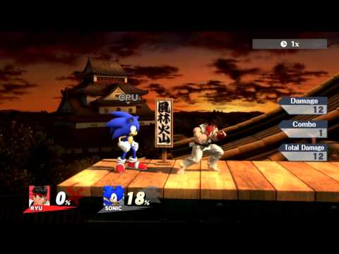 SSBU: Ryu Pseudo Wavedash