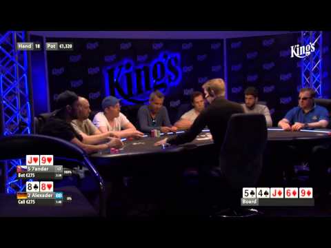 CASH KINGS E48 1/2 - DE - NLH 5/10 ante 5 - Live cash game poker show