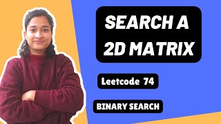 YouTube video 'Search a 2D Matrix | Leetcode 74 | Binary Search | Day-30'