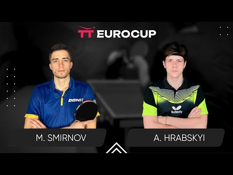 12:00 Mykyta Smirnov - Andrii Hrabskyi 02.03.2024 TTEuro.Cup Ukraine Master.TABLE 4