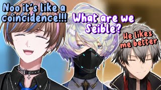 This Trio's Dynamics is too Funny ft. Seible Claude Ryoma | Chopcon【NIJISANJI EN Clip】