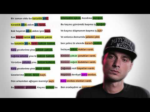 Gunes isiklari - Sansar Salvo 2. Verse Kafiye Şeması