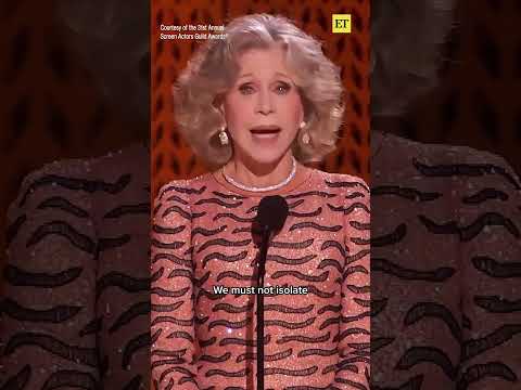 Así habla Jane Fonda sobre sus operaciones estéticas :syringe: #shorts