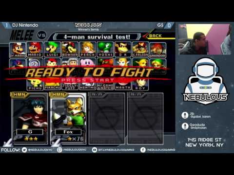 Nebulous Melee 85: Singles - Winner's Semis: G$ vs. DJ Nintendo