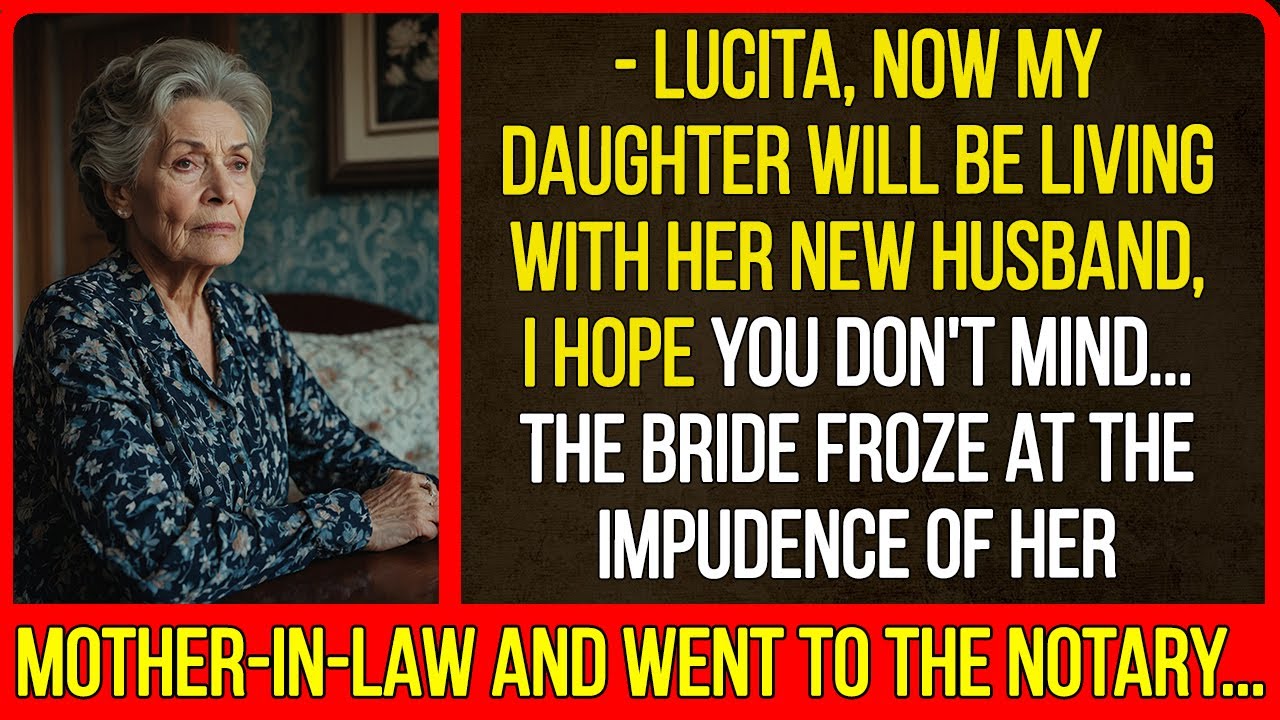 - Lucita, now my daughter will be living with her new husband, I hope you don't mind...