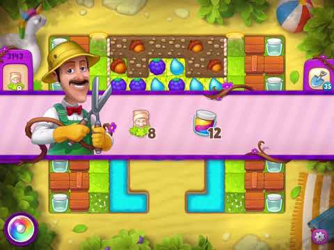 Gardenscapes Level 3143 With No Boosters - Super Hard Level