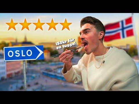TESTAR de 3 BÄSTA restaurangerna i OSLO! (Pizza, Pasta, Sushi)