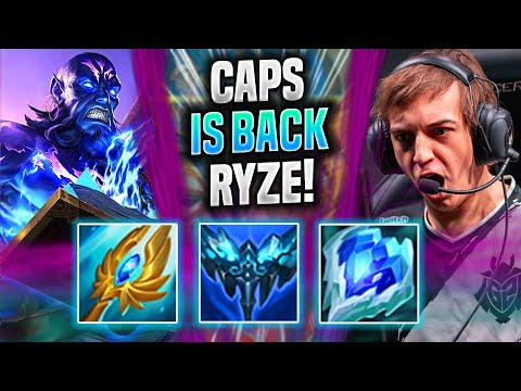 CAPS BRINGS BACK RYZE! - G2 Caps Plays Ryze Mid vs Aatrox! | Season 2022