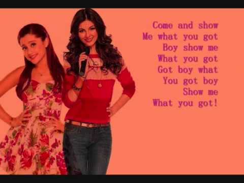 L.A Boyz - Victoria Justice feat Ariana Grande - Lyrics On Screen (Studio Version)