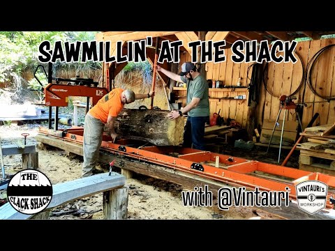 Sawmillin at The Shack
