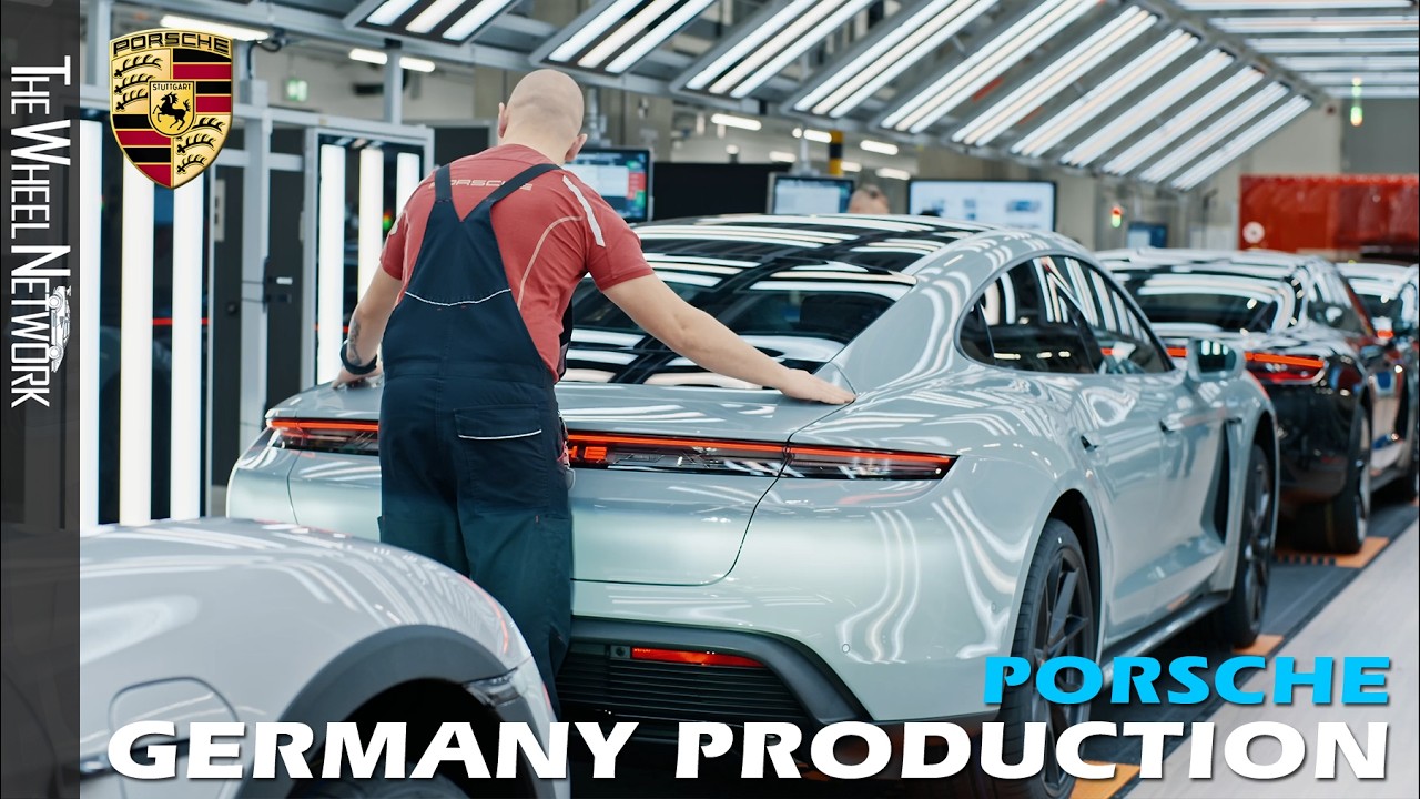 Porsche Taycan Production in Germany (2026) [4K]