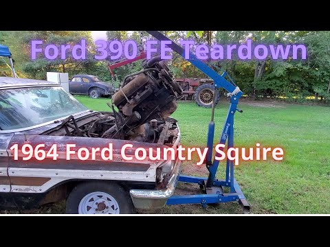 Thumbnail for 1964 Ford 390 FE Country Squire Engine Gets A Teardown by Car, Ford Squire