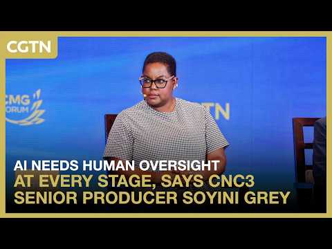 AI needs human oversight at every stage, says CNC3 senior producer Soyini Grey