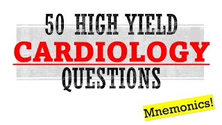 Download lagu 50 High Yield Cardiology Questions | Mnemonics And Proven Ways To Memorize For Your Exams! mp3