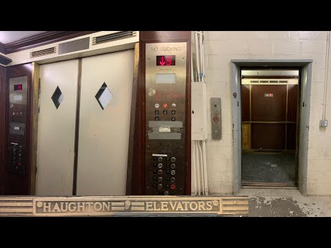 AMAZING OLD HAUGHTON Modded Elevator w/ an EPIC MOTOR @ SingerCT (Building 2) - Bridgeport, CT