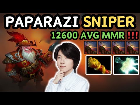 🔥 Rank 1 PAPARAZI SNIPER Midlane Gameplay 7.37e 🔥 EZ For Eurus - Dota 2