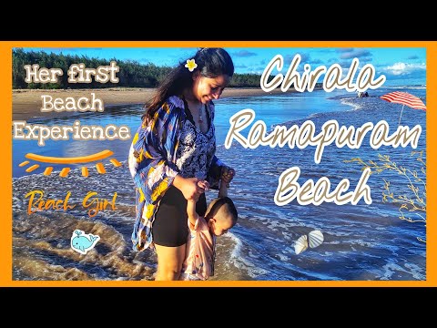 She Went *Crazy*|A Message for future Kashvi |Beach Near Hyderabad Chirala Ramapuram Beach||Mohvanii