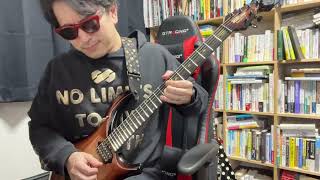 【ギターは顔で弾け】新しいギターで泣きのソロThe spirit Carries On solo /Dream Theater弾いてみた