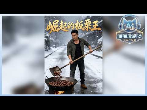 🔥热剧连播《炒栗绝技被夺，我用铁锅砸回江山》合伙人设局夺走股份，逼他净身出户！他扛起旧铁锅风雪中重开摊，直播揭穿劣质黑幕，让资本跪求合作！ #AI短剧 #CIT1 #喵喵漫剧 #崛起的板栗王