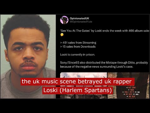 the uk music scene betrayed uk rapper Loski Harlem Spartans #ukdrill