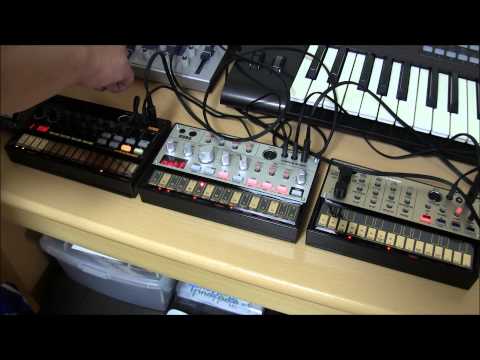 KORG "volca beats, bass, keys" test by konxxxq