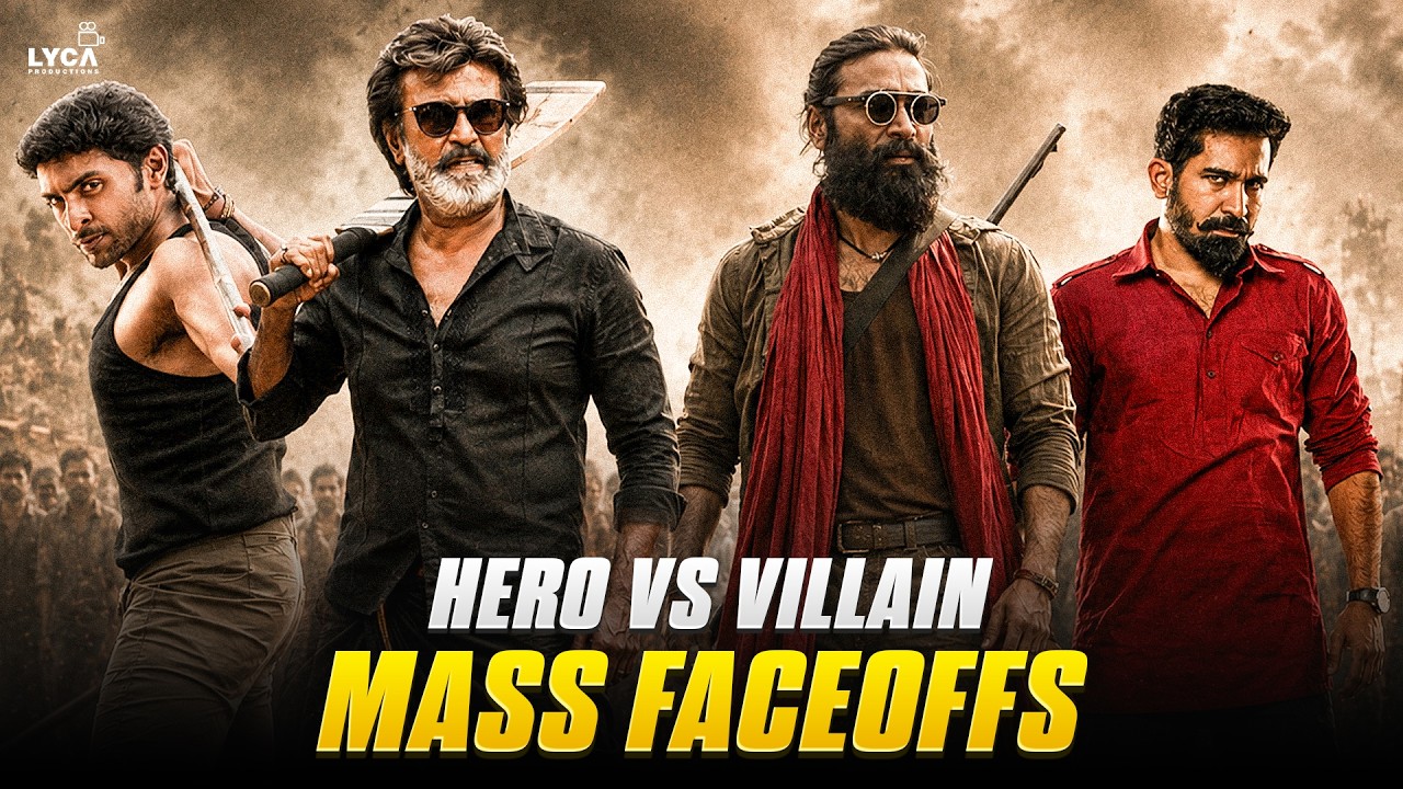 Mass Hero vs Villain Faceoff Scenes 🔥 | Back To Back Hero vs Villain | Lyca Productions