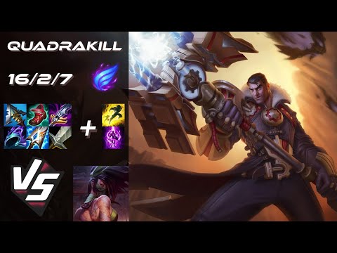 MID Jayce vs Akali [QUADRAKILL] - EU Grandmaster Patch 14.20