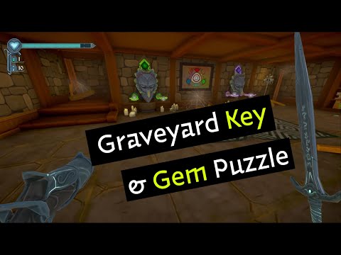 Graveyard key / Gem Puzzle / Door Puzzle Guide - Mask of Mists