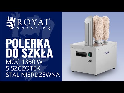 Video - Polerka do szkła - 1350 W - 5 szczotek