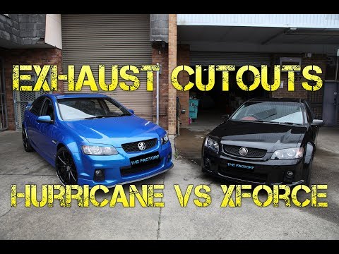 HOLDEN SS/PONTIAC G8 EXHAUST REVIEW - HURRICANE w/CUTOUTS vs XFORCE VAREX