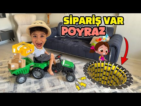 WHAT OBSTACLE DOES POYRAZ ENCOUNTER WHILE DELIVERING ORDERS?