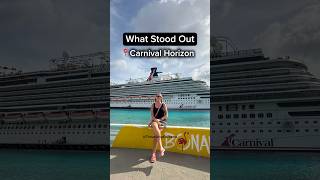 Top 3 Things I Loved On The Carnival Horizon 🛳️ #carnivalcruise #abcislands #cruisetravel