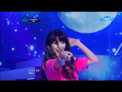 【HD 1080p】120614 Mnet (MCD) f(x) 에프엑스 - Jet 제트별 (Comeback stage)