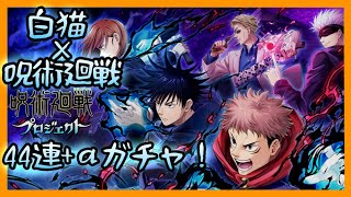 【白猫】呪術廻戦コラボ！！44連分の石で誰が来てくれるのか！【呪術廻戦プロジェクト ガチャ】