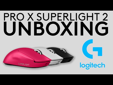 Logitech G Pro X Superlight 2 Lightspeed Wireless Unboxing