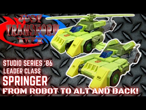 JUST TRANSFORM IT!: Studio Series '86 Leader Springer