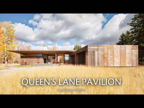 A Contemporary Pavilion Between Two Creeks in a Remote Wyoming Location