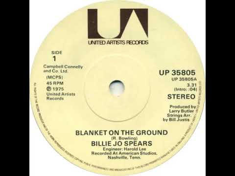 UK New Entry 1975 (164) Billie Jo Spears - Blanket On The Ground