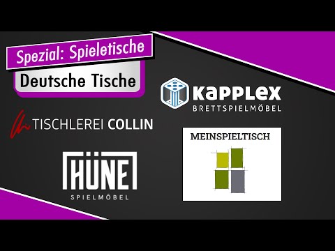 Brettspieltische - Spezial: Deutsche Spieletische im Überblick - Spiel doch mal!