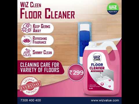 5L Wiz Cleen Lemon Floor Cleaner