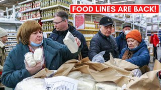 Food Lines Are Back To Russia!