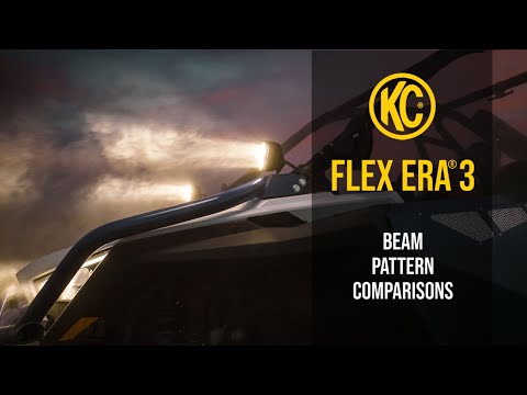 KC FLEX ERA 3 LED Pod Light Beam Options - Spot vs Combo