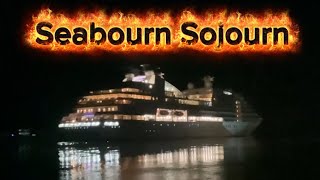 Cruise Ship Seabourn Sojourn transits the Cape Cod Canal 9/13/25