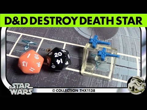 STAR WARS DESTROY DEATH STAR with D&D DICE GAME