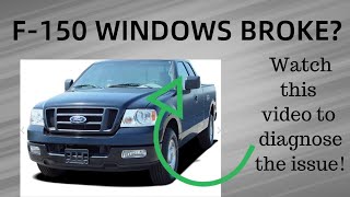 FORD F-150 Windows not working? here is your fix!