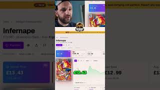 Infernape from Twilight Masquerade Hits Different #shorts #pokemoncards #collectibles