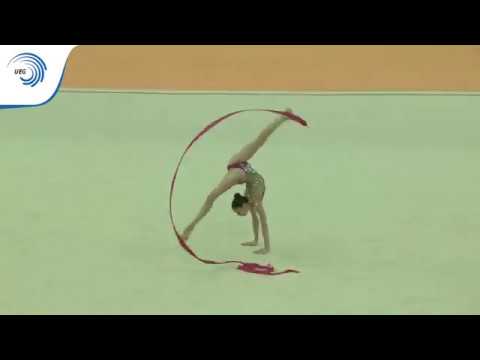 Adi Asia KATZ (ISR) - 2018 Rhythmic Europeans, junior ribbon final